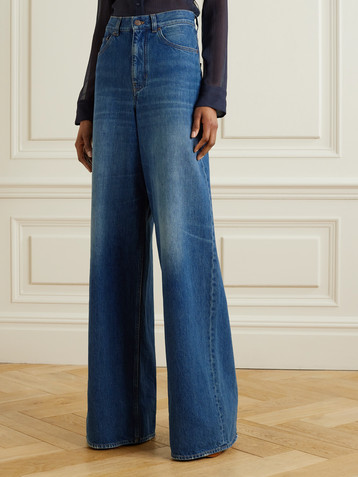 Chloé High-rise wide-leg jeans