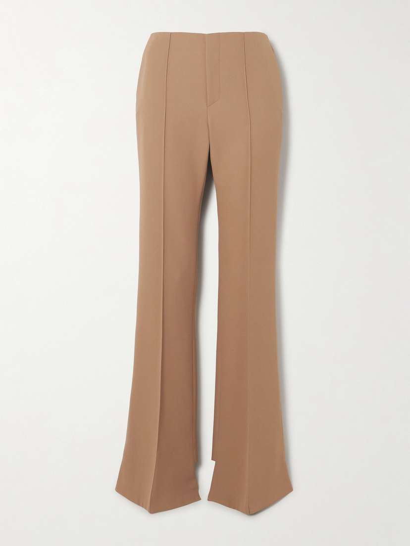 Chloé Grain De Poudre Wool Flared Pants