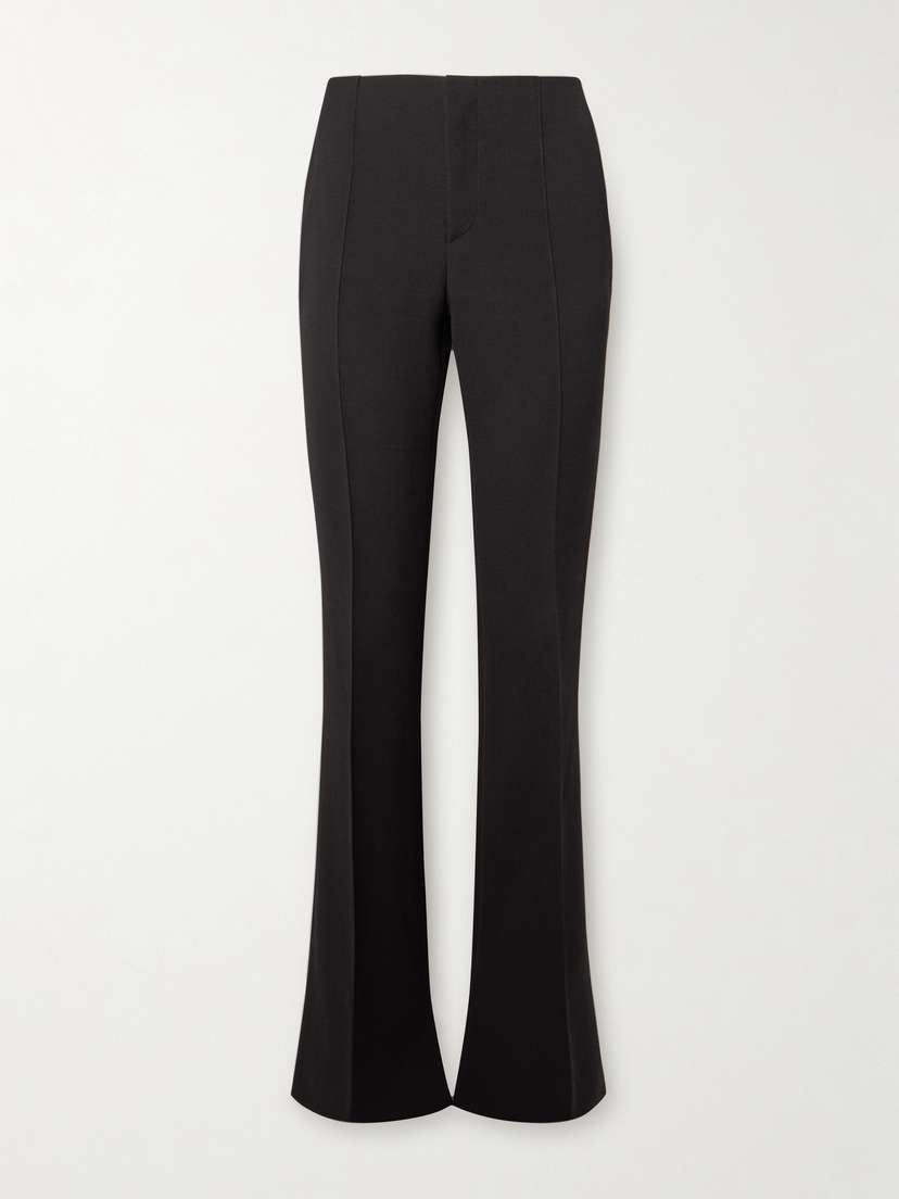 Chloé Grain De Poudre Wool Flared Pants