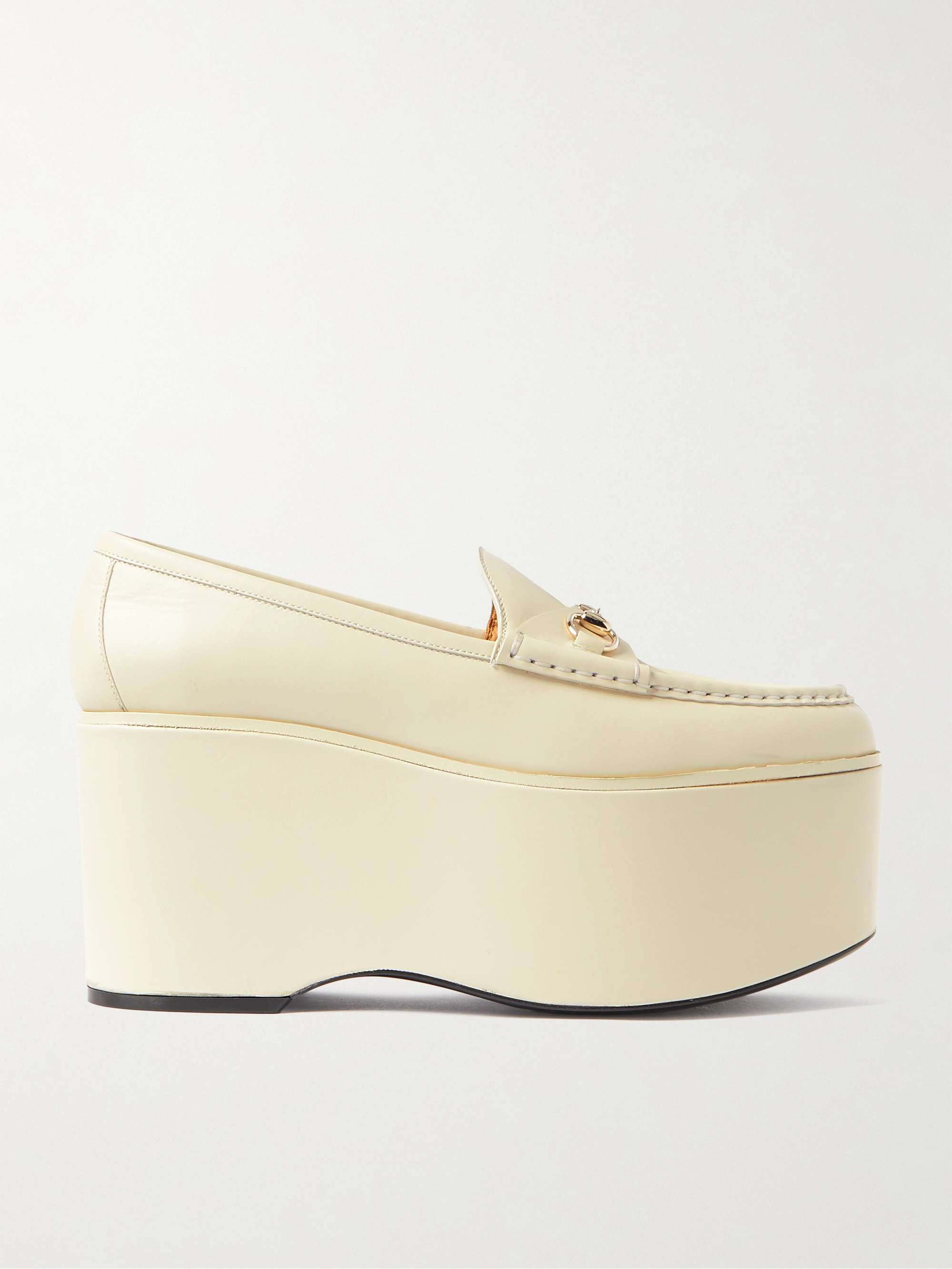 【関税＆送料込み】Gucci Horsebit Platform Slingback Loafer Women's Horsebit platform loafer slingback in Rosso Ancora