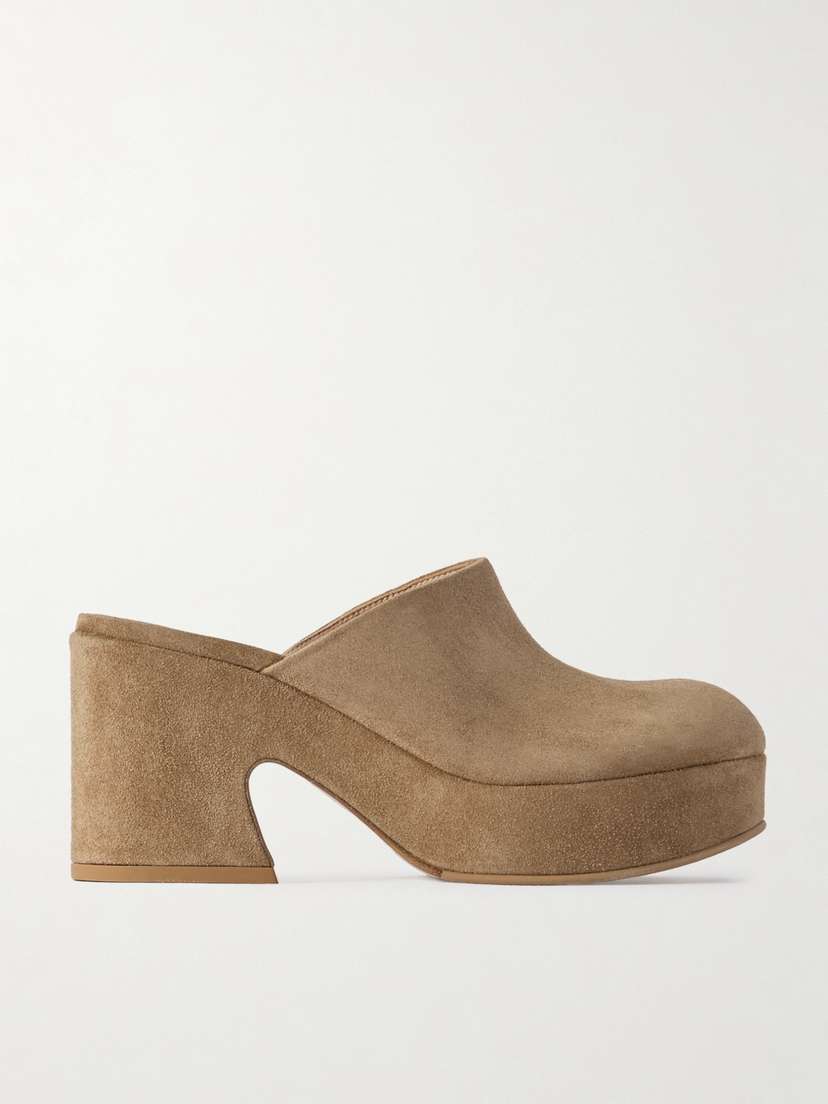 Gianvito Rossi Lyss 55 Suede Mules
