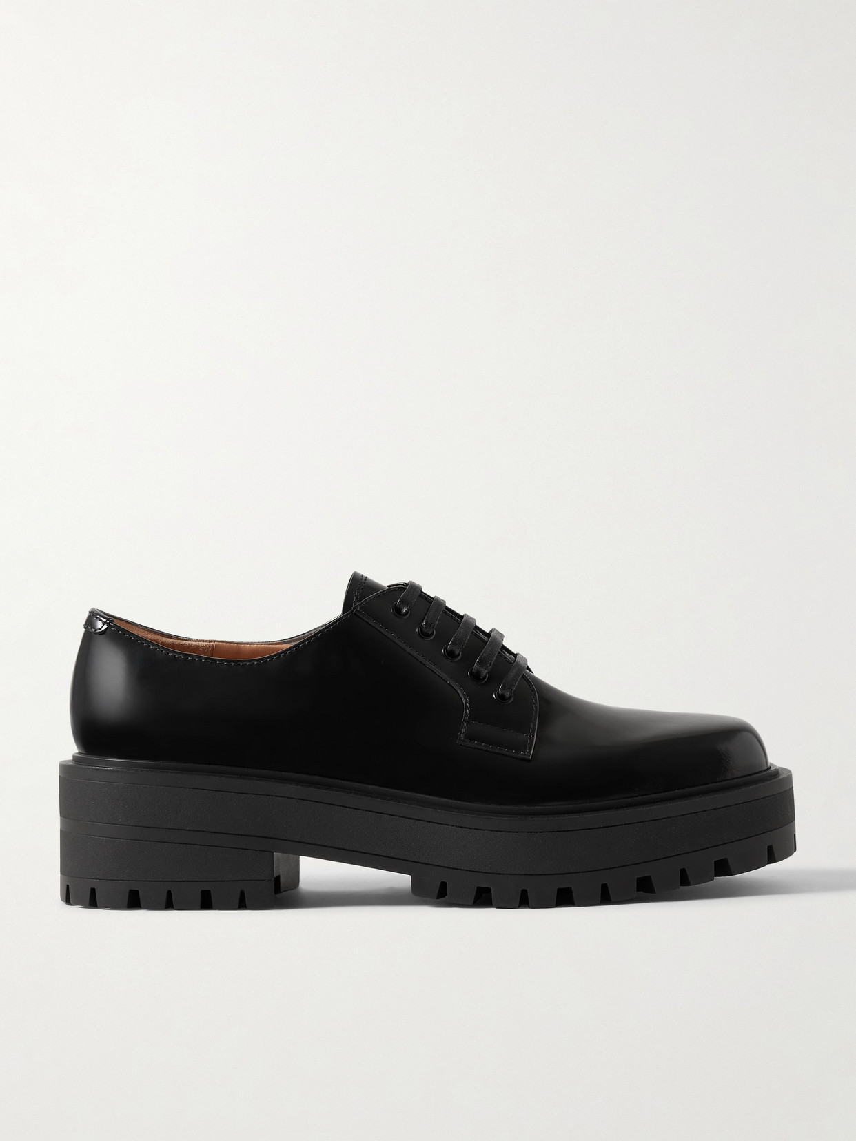 Gianvito Rossi - Smart 20 Patent-leather Brogues - Black