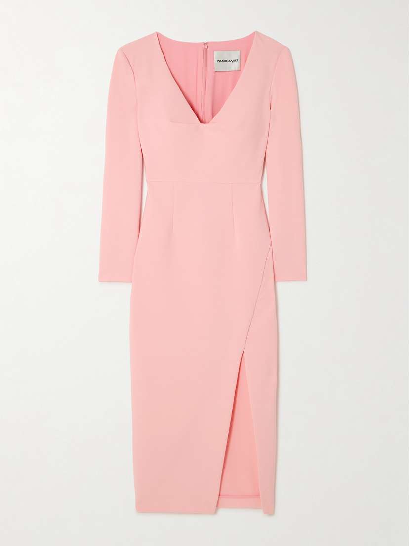 Roland Mouret Stretch-crepe Midi Dress