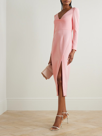 Roland Mouret Stretch-crepe midi dress