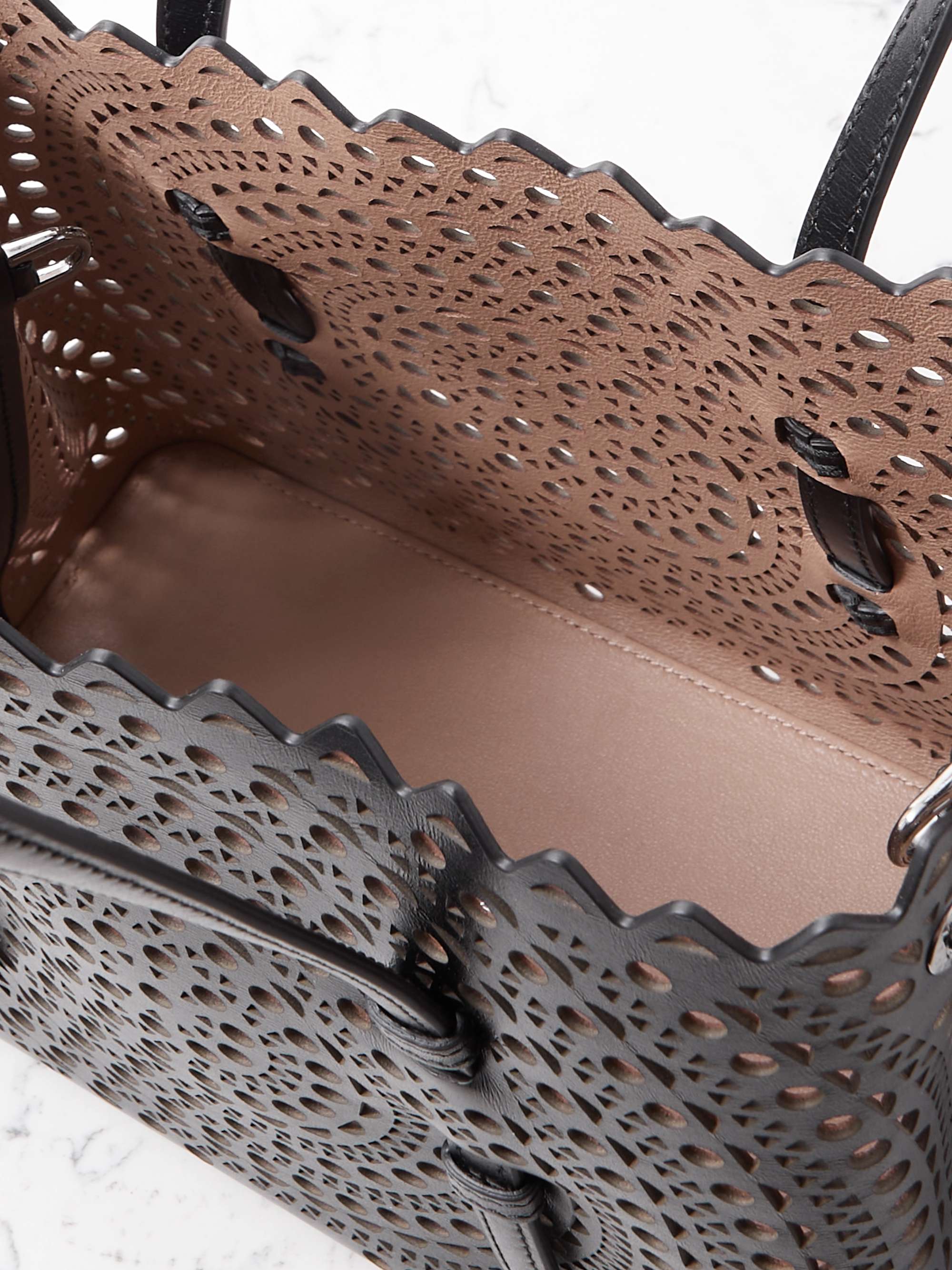 ALAÏA Le Mina 25 New Vienne leather tote