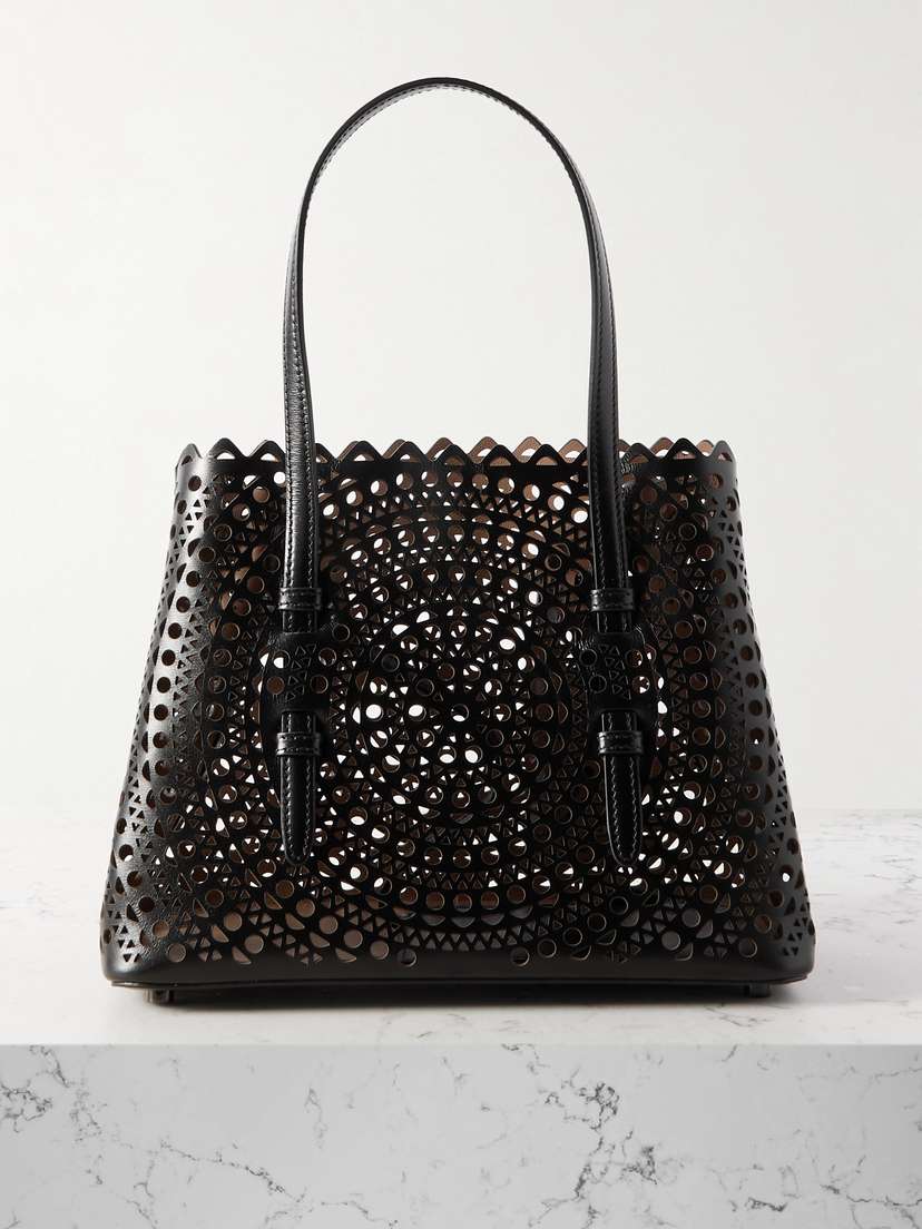 Alaïa Mina 25 Laser-cut Leather Tote -  - One size