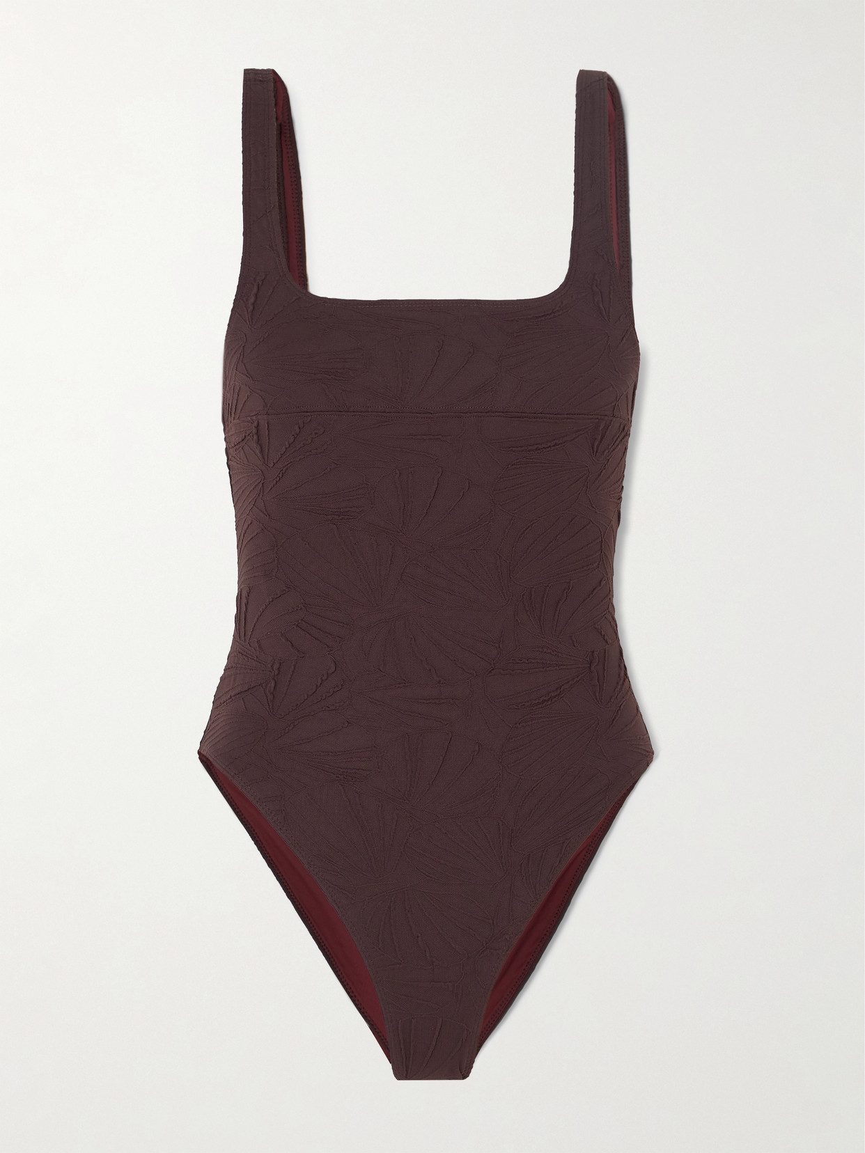 Loulou Studio Apollon One-piece Swimsuit In Bordeaux