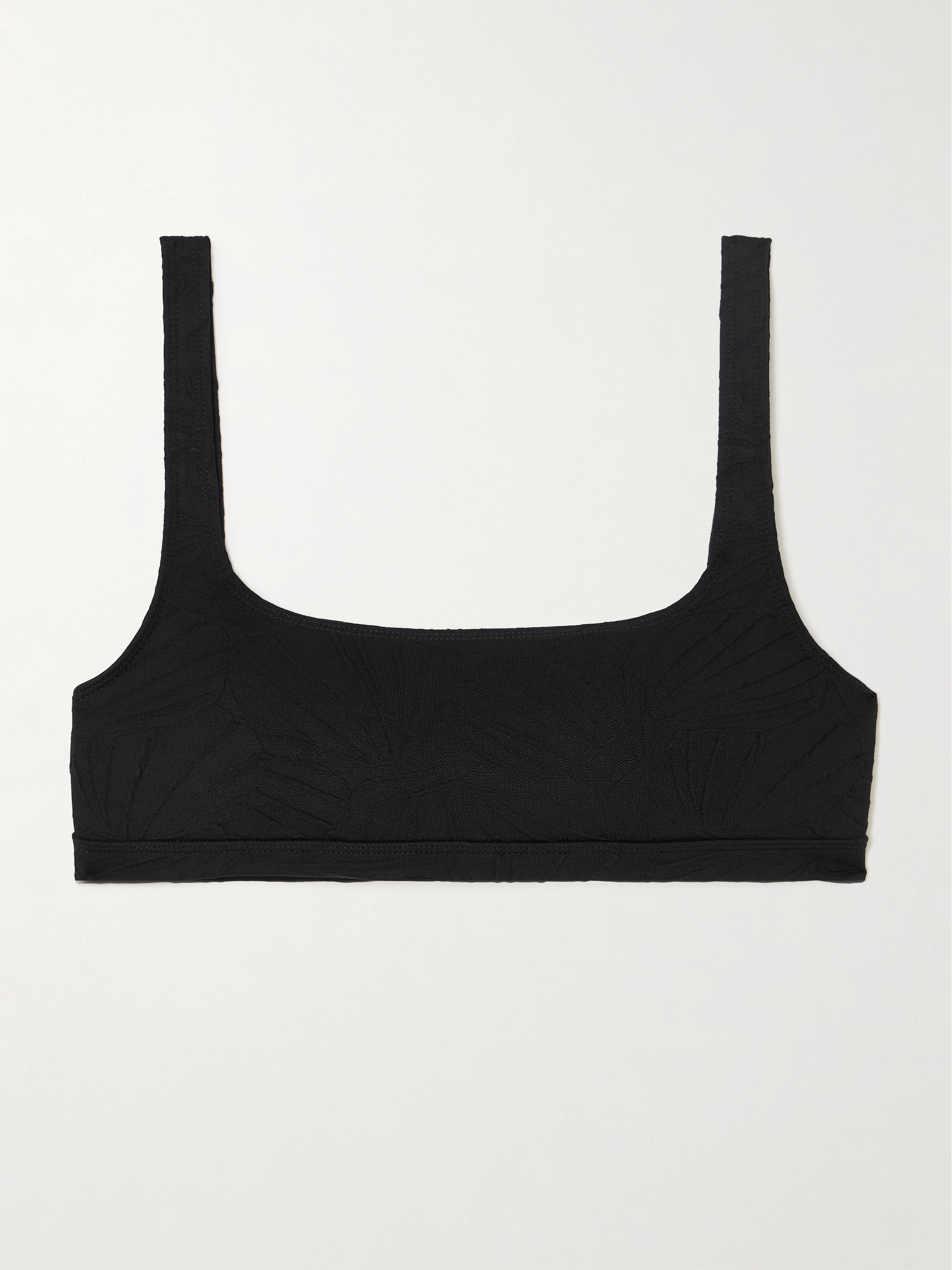 LOULOU DE SAISON Hephaistos stretch-cloqué bikini top thumbnail