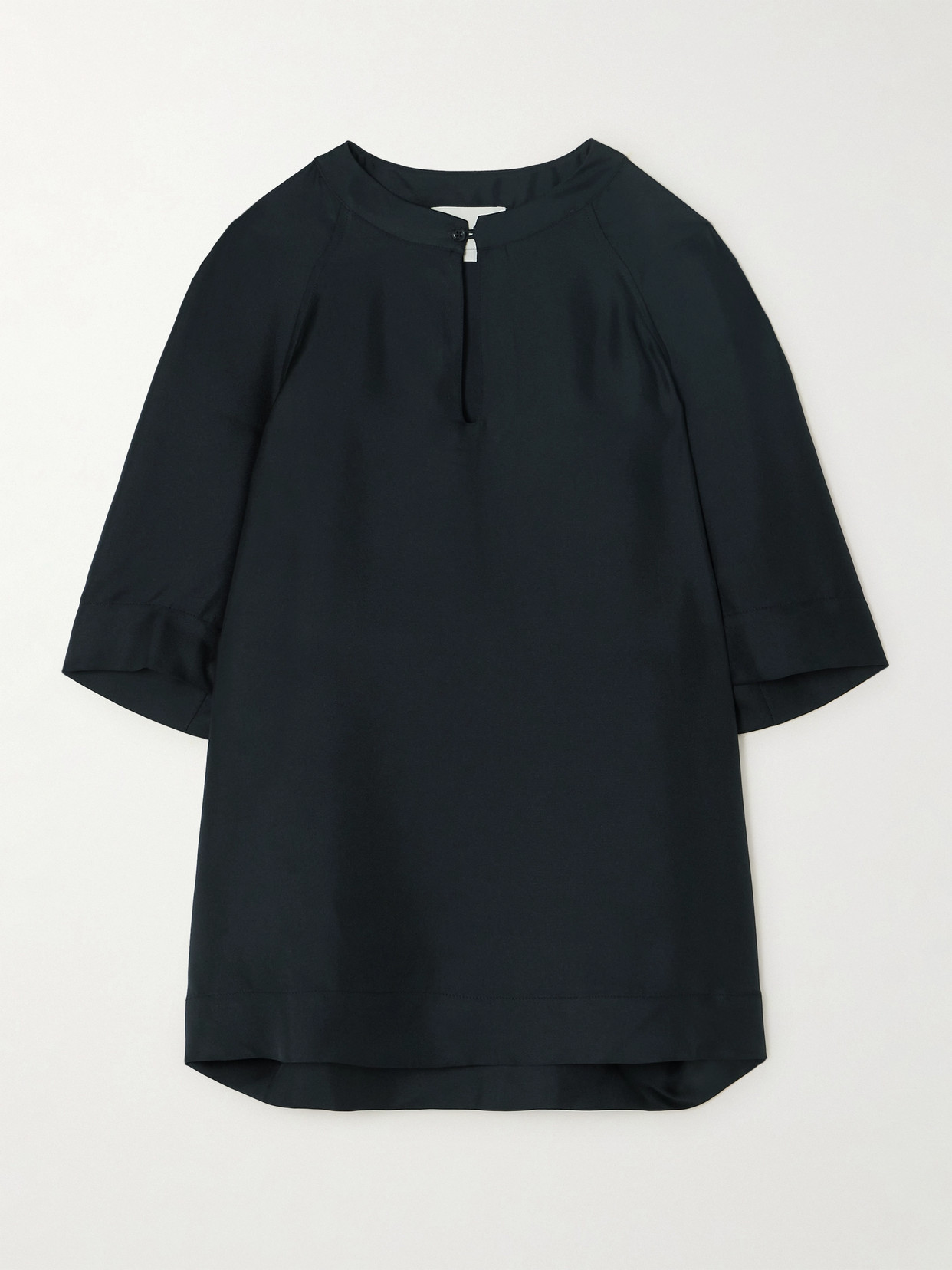 LOULOU STUDIO ZEUS SILK-TWILL BLOUSE