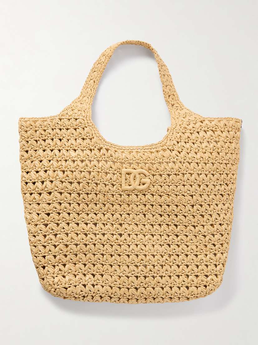 Dolce & Gabbana Raffia Shoulder Bag
