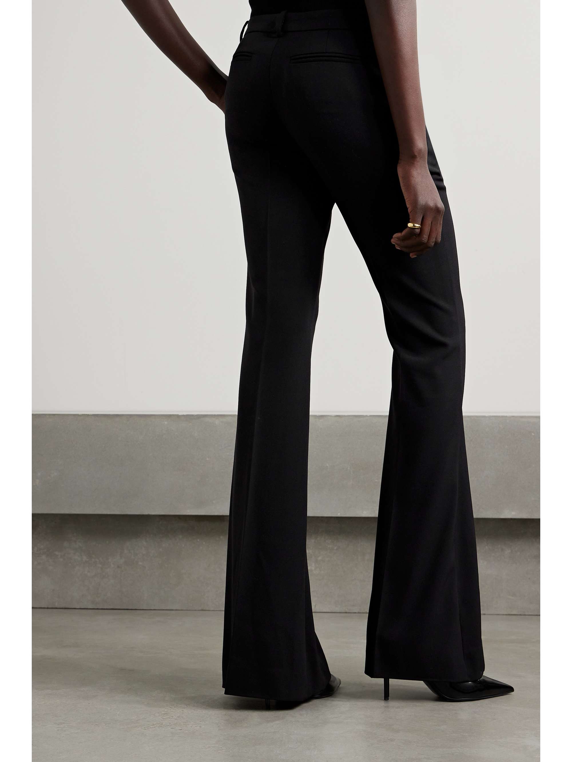 VERSACE Icons Medusa '95 embellished wool-blend flared pants