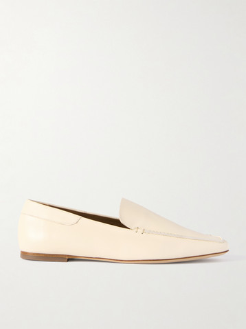 Staud Becks leather loafers