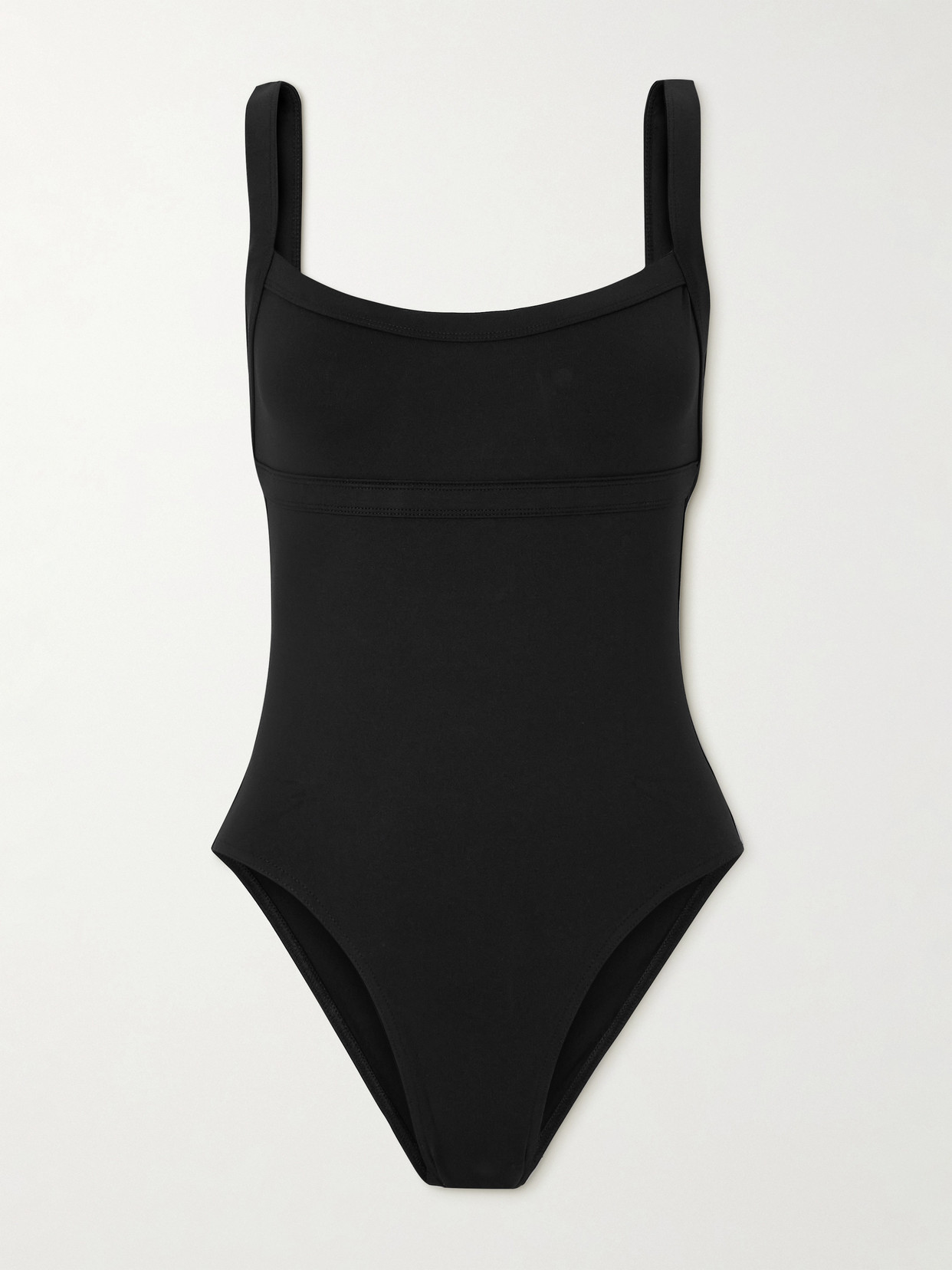 Shop Wardrobe.nyc Scoop Swimsuit In Black