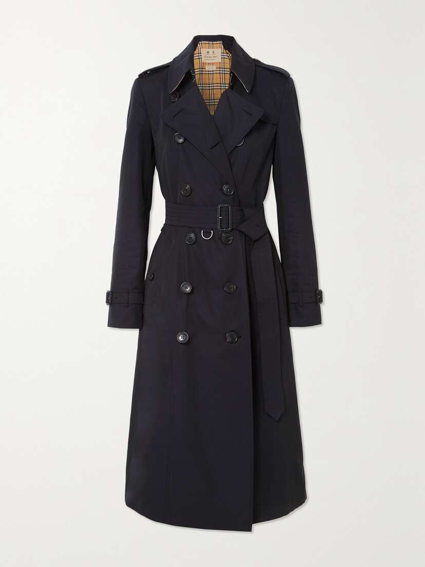 Burberry Chelsea Long Organic Cotton-gabardine Trench Coat