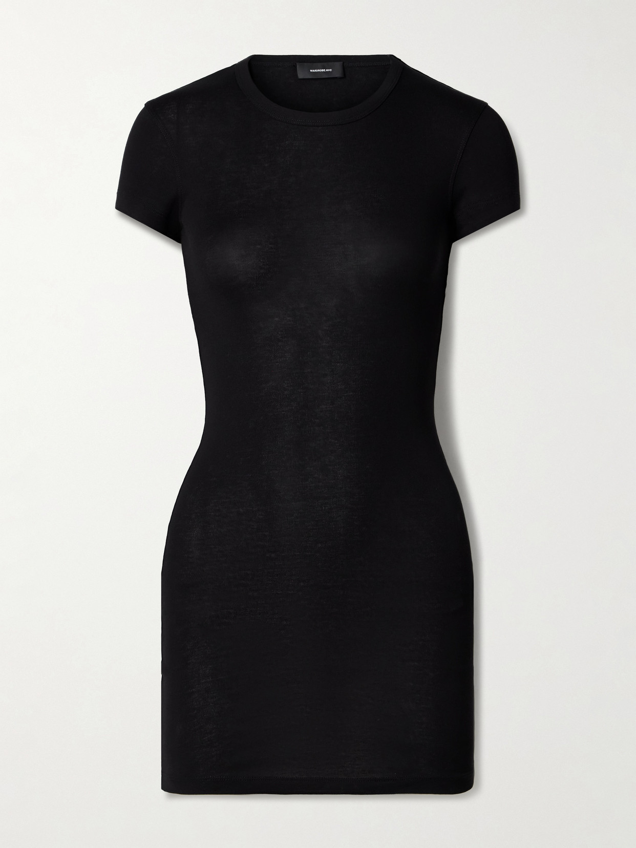 WARDROBE. NYC - Cotton-jersey Mini Dress - Black