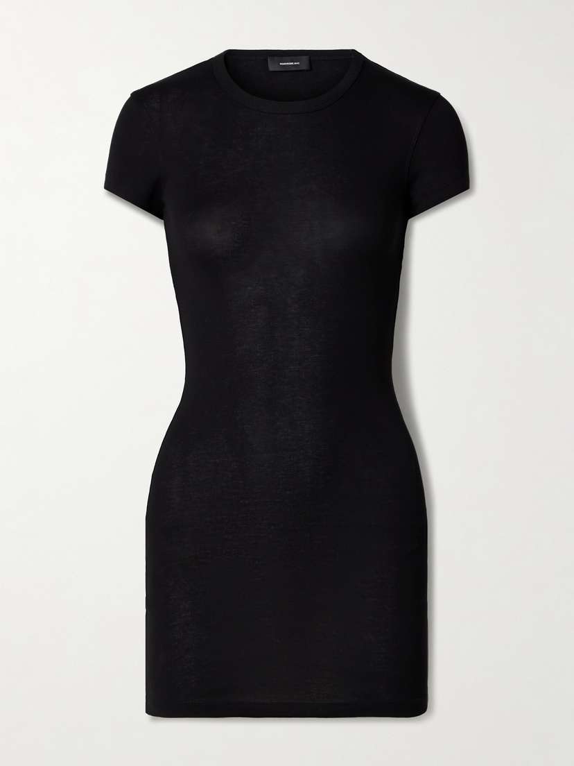Wardrobe.NYC Cotton-jersey Mini Dress