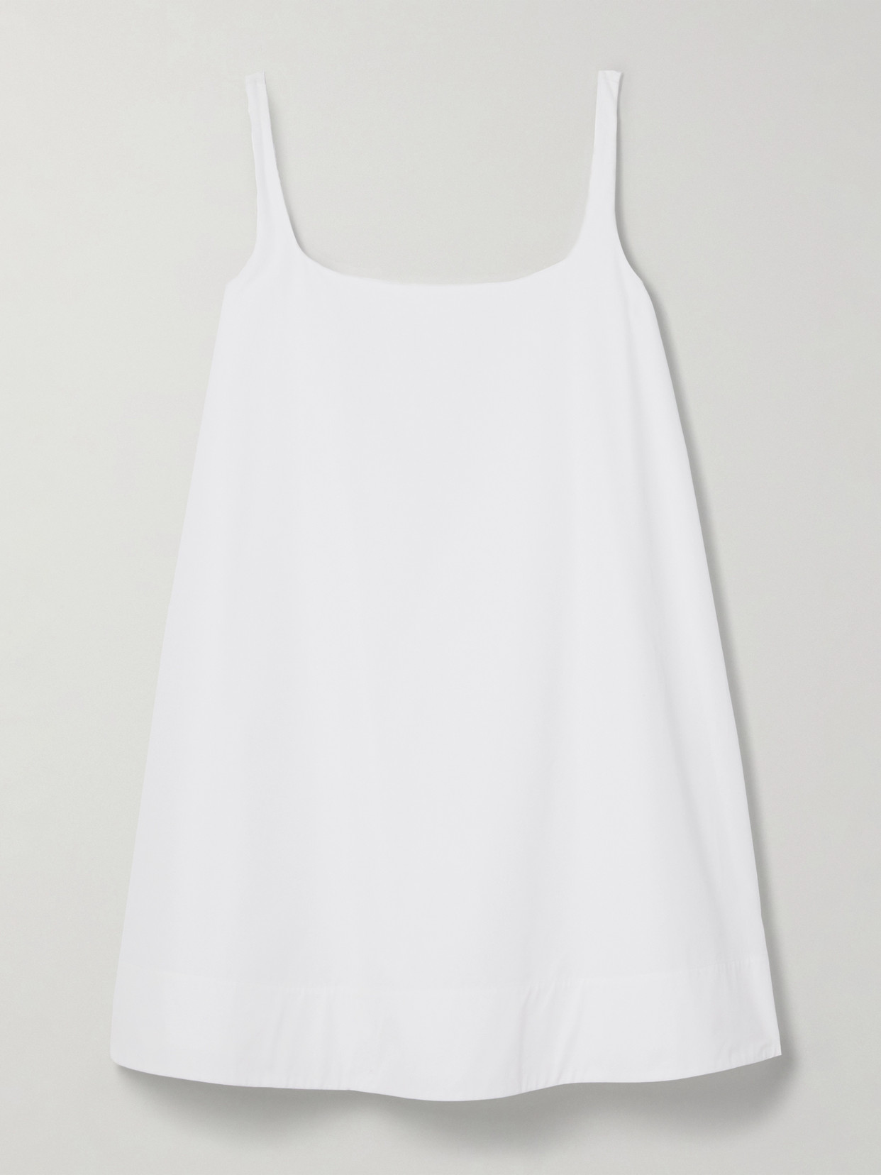 WARDROBE. NYC - Cotton-poplin Mini Dress - White