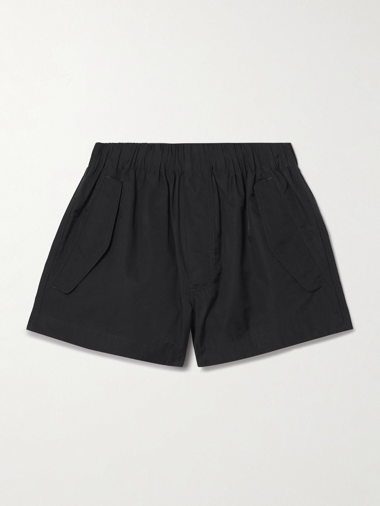 WARDROBE. NYC - Beach Cotton-blend Shell Shorts - Black
