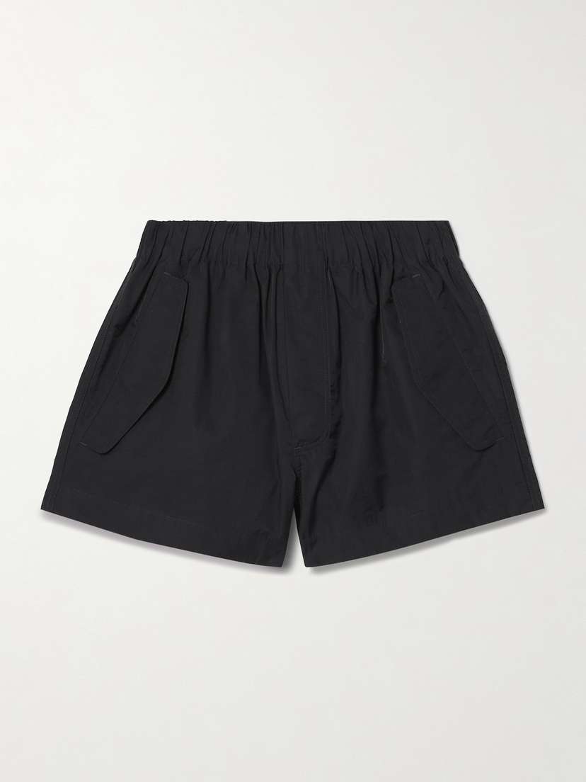 Wardrobe.NYC Beach Cotton-blend Shell Shorts