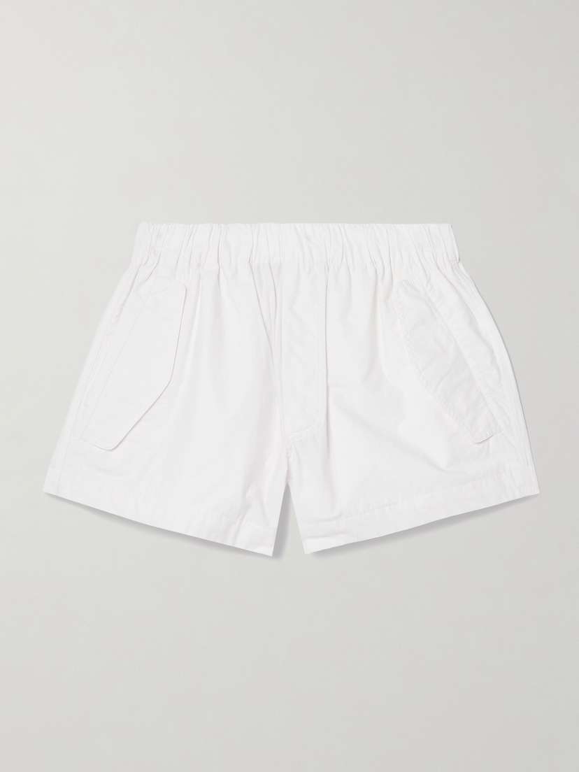 Wardrobe.NYC Beach Cotton-blend Shell Shorts