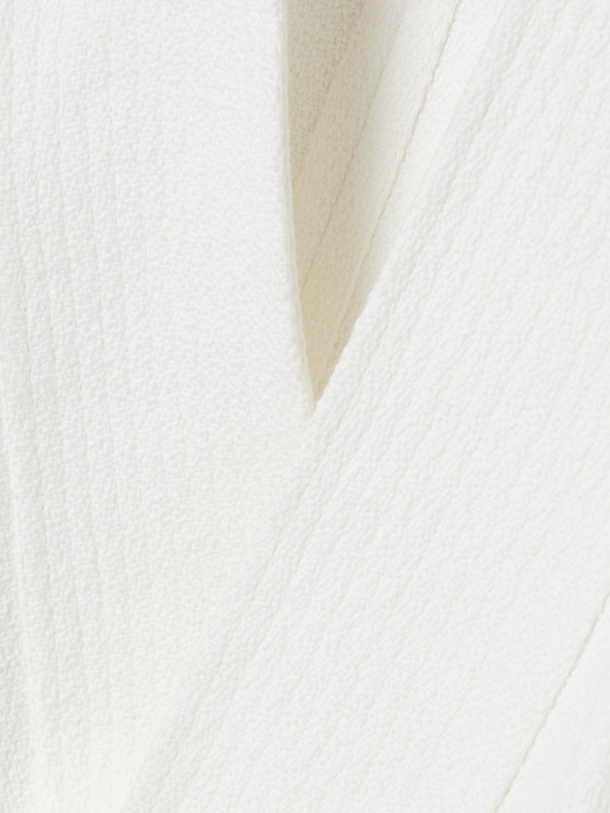 Wardrobe.nyc Oversized Belted Textured-cotton Jacket In White
