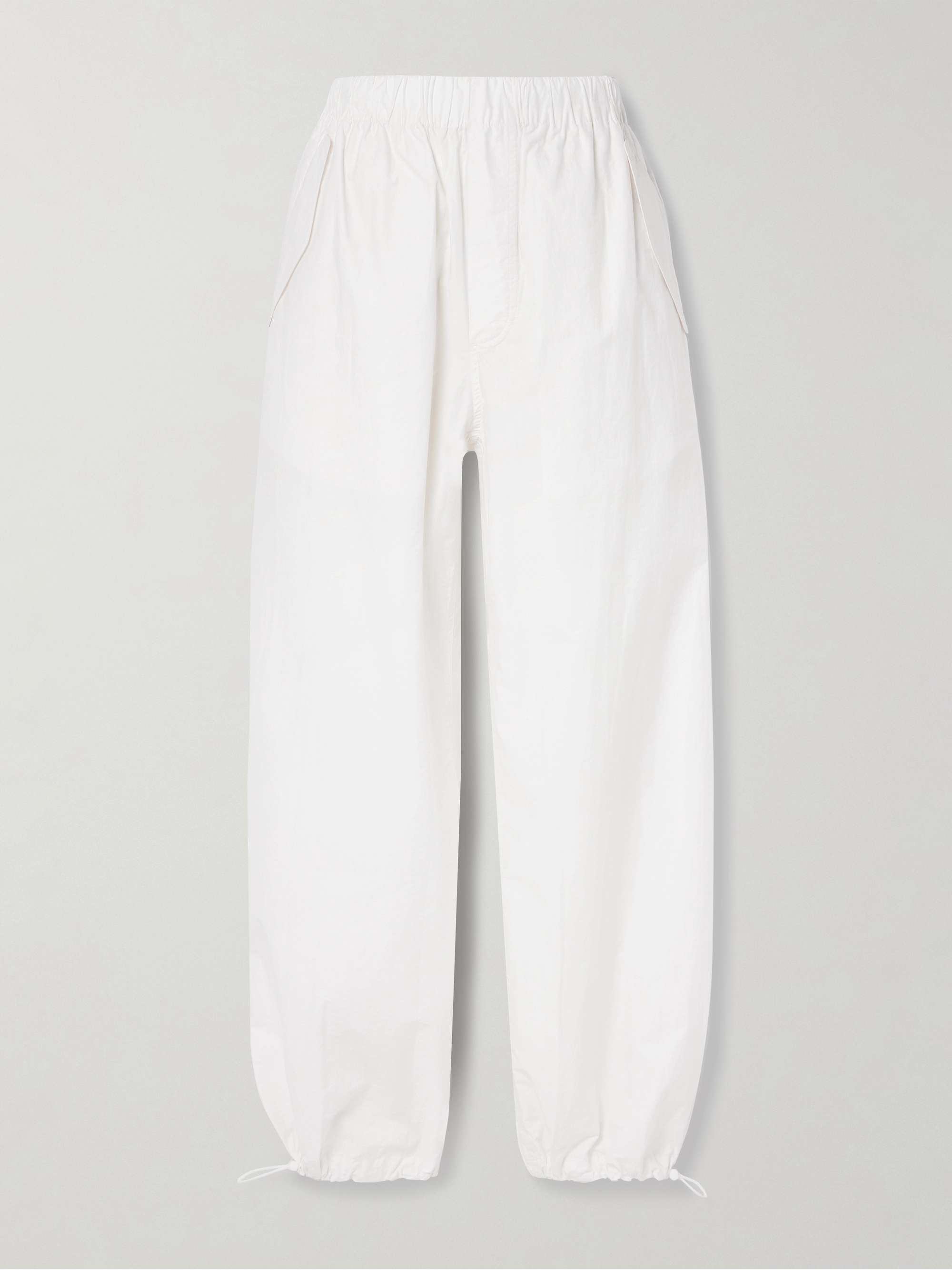 Nala pin tuck thermo pants White ナラパン パンツ