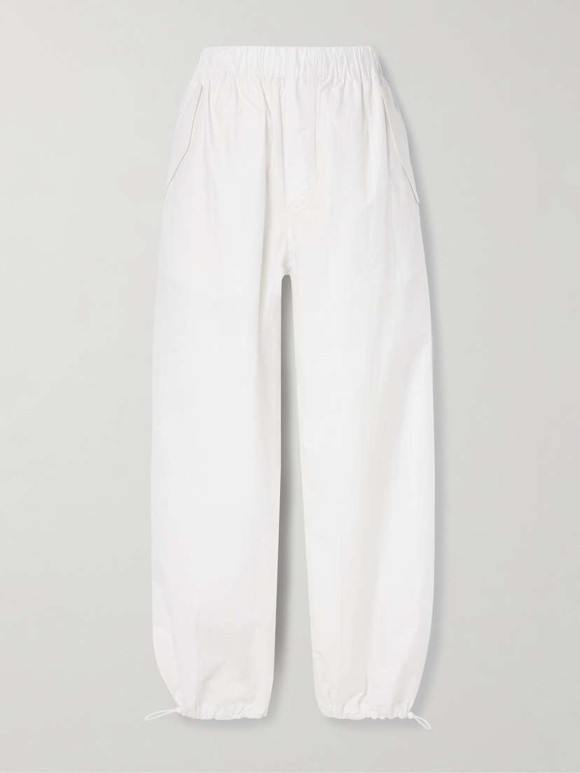 Wardrobe.NYC Beach Cotton-blend Shell Track Pants