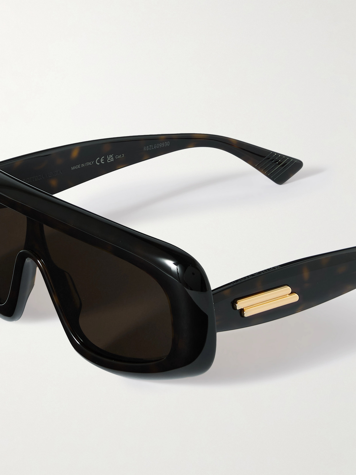Bottega Veneta D-frame Tortoiseshell Acetate Sunglasses In Tortoiseshell