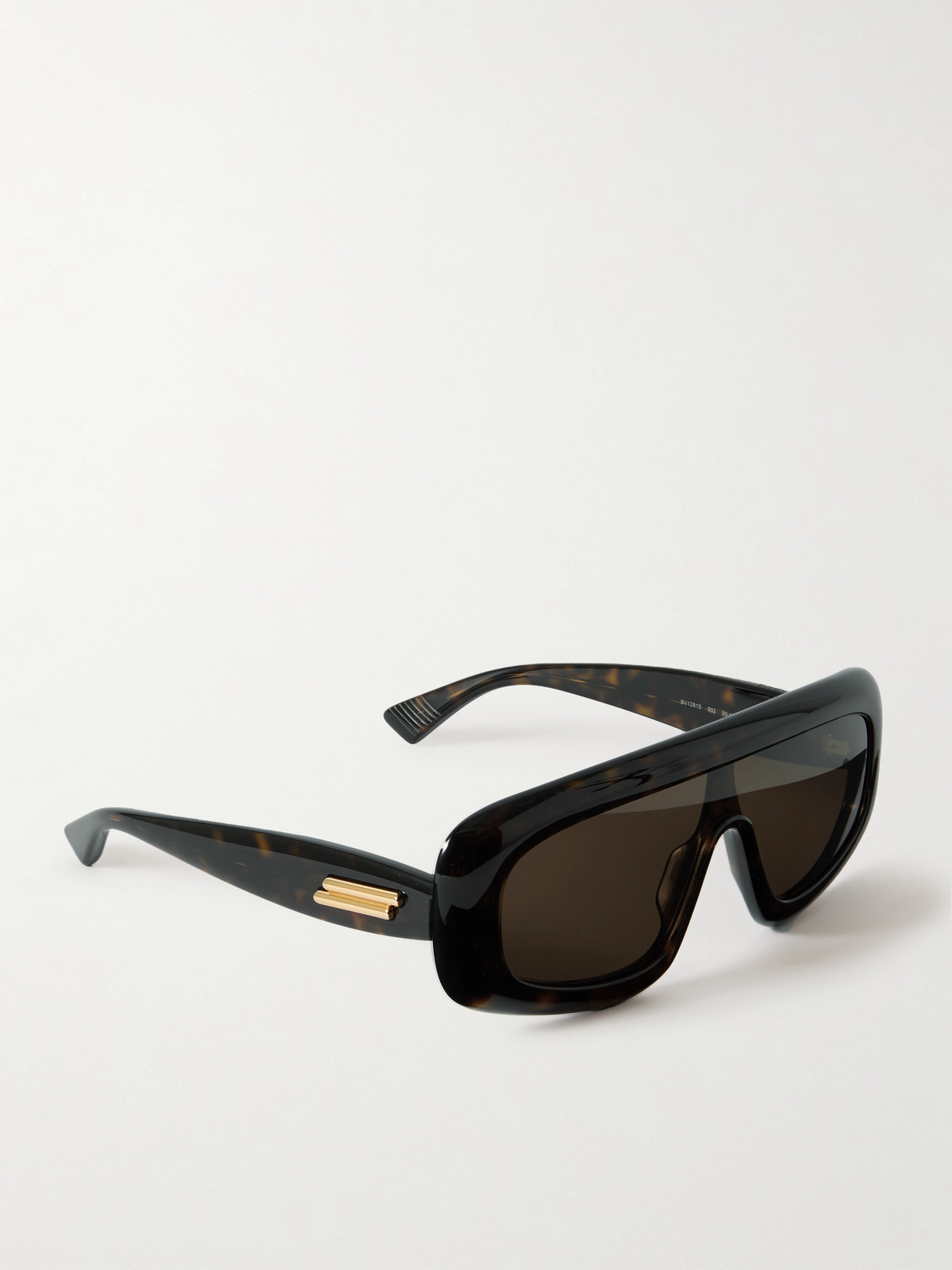 Shop Bottega Veneta D-frame Tortoiseshell Acetate Sunglasses