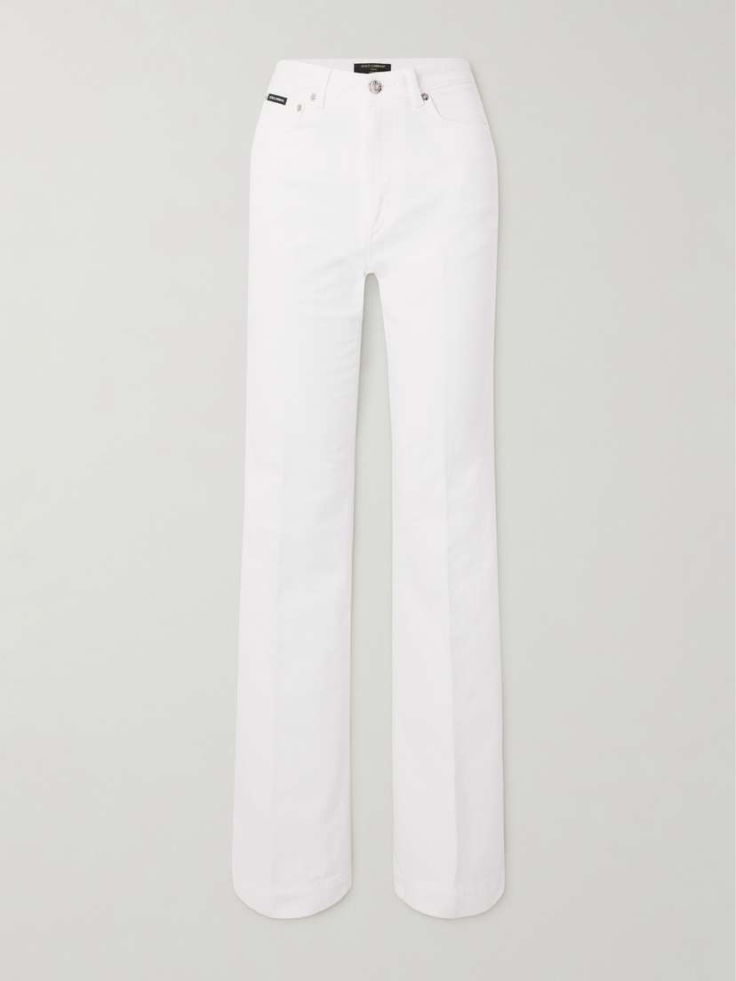 Dolce & Gabbana Cotton-twill Flared Pants