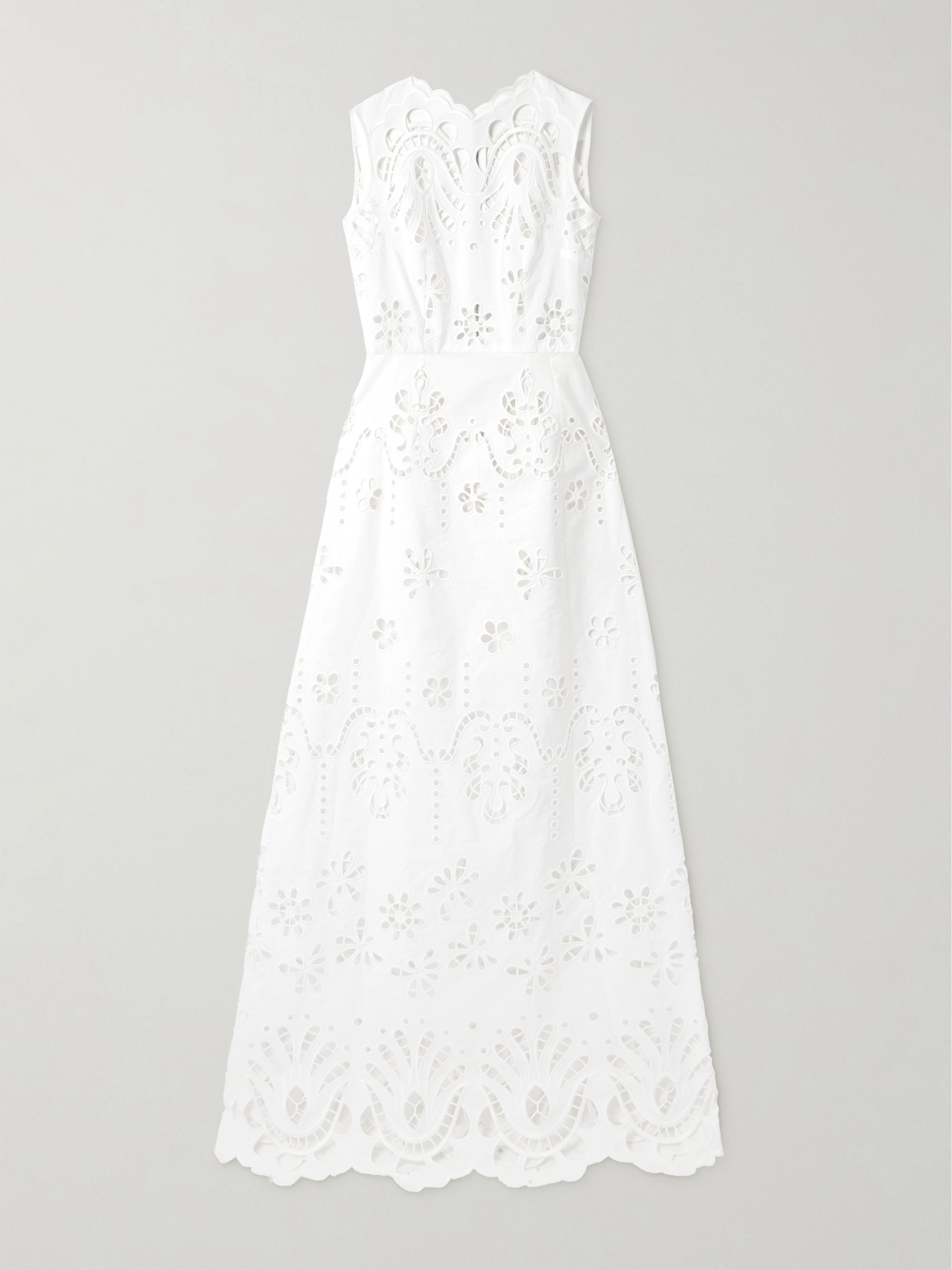 Dolce&Gabbana Broderie anglaise cotton-poplin maxi dress thumbnail