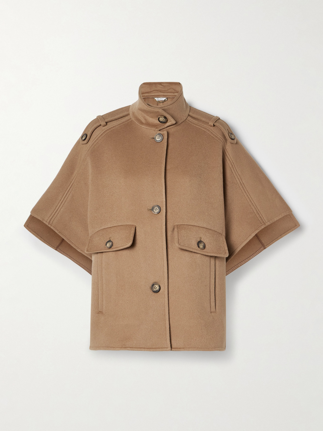 Max Mara - Venere Cashmere Cape - Brown