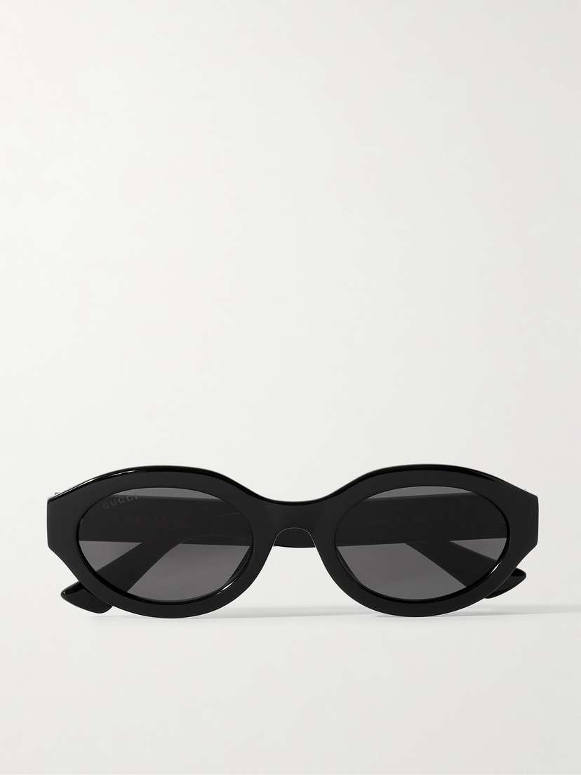 Gucci Eyewear Oval-frame Acetate Sunglasses