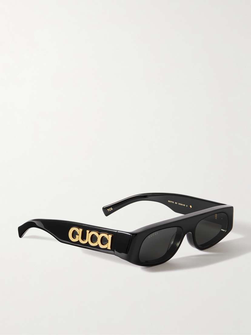 Gucci Eyewear Rectangular-frame Acetate Sunglasses