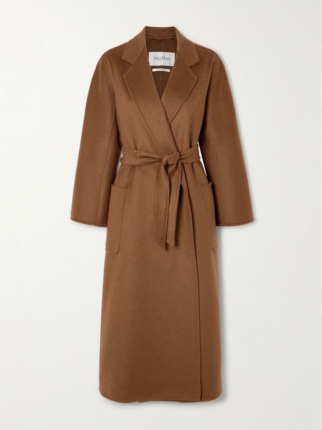 Ludmilla belted cashmere coat