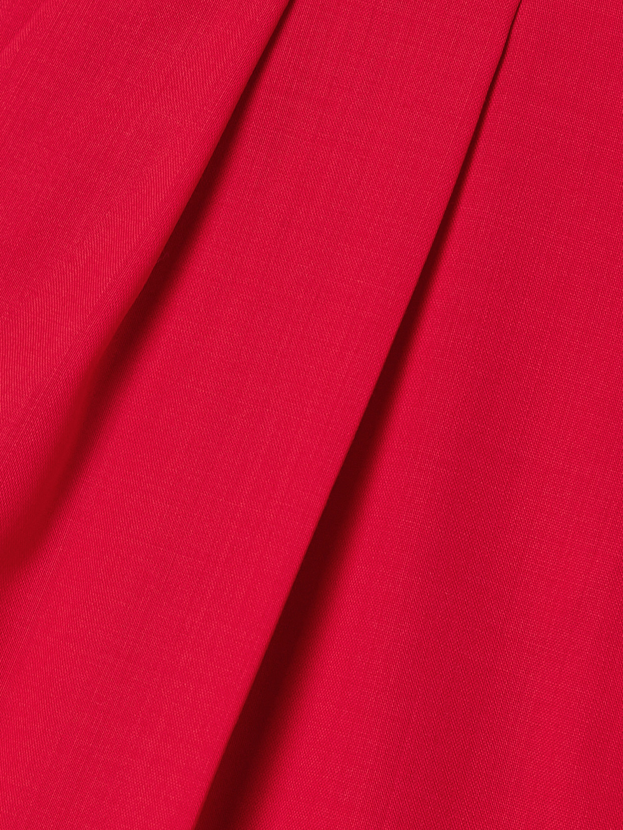 Max Mara Jessica Pleated Wool Shorts In Red