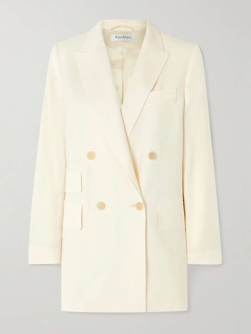 Max Mara Elegia Double-breasted Wool Blazer