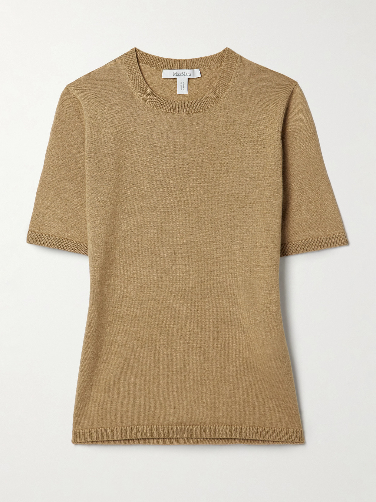 Max Mara Warren Silk And Cashmere-blend Sweater In Brown