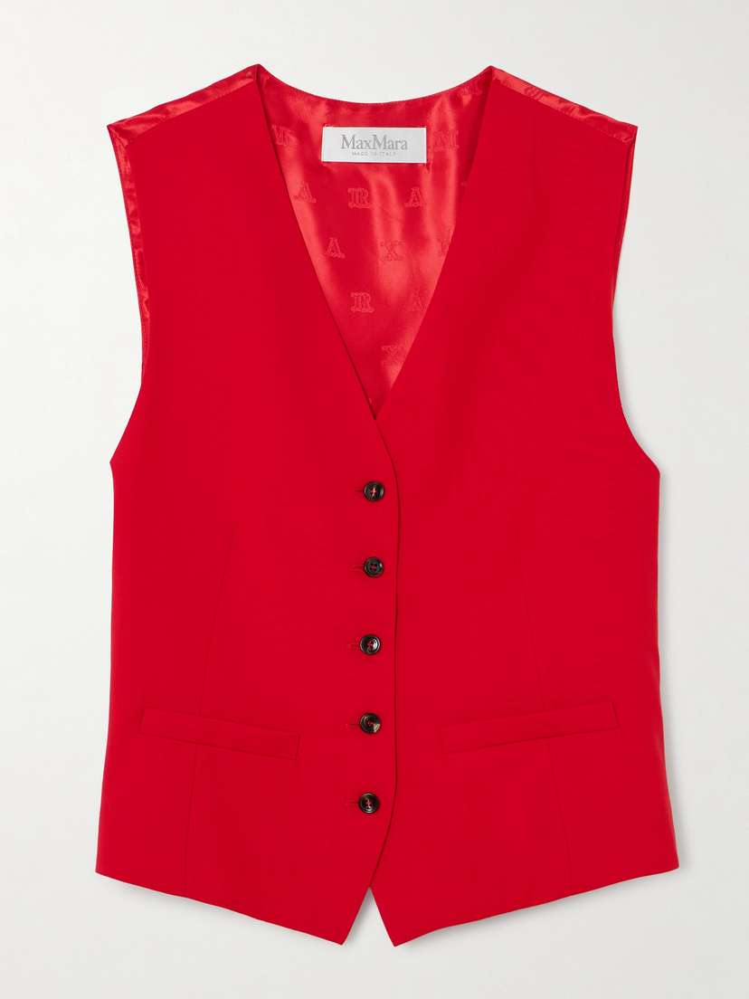 Max Mara Zuai Wool Vest - UK 14