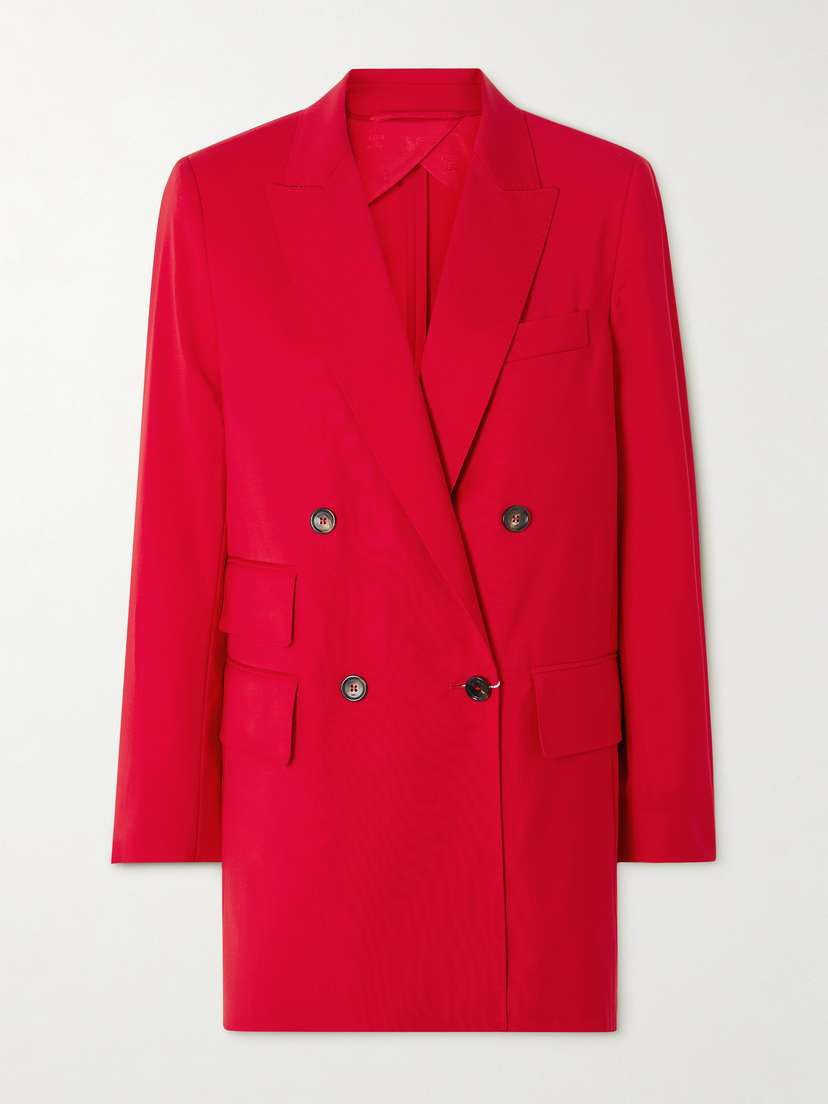 Max Mara — Nebbie double-breasted wool blazer