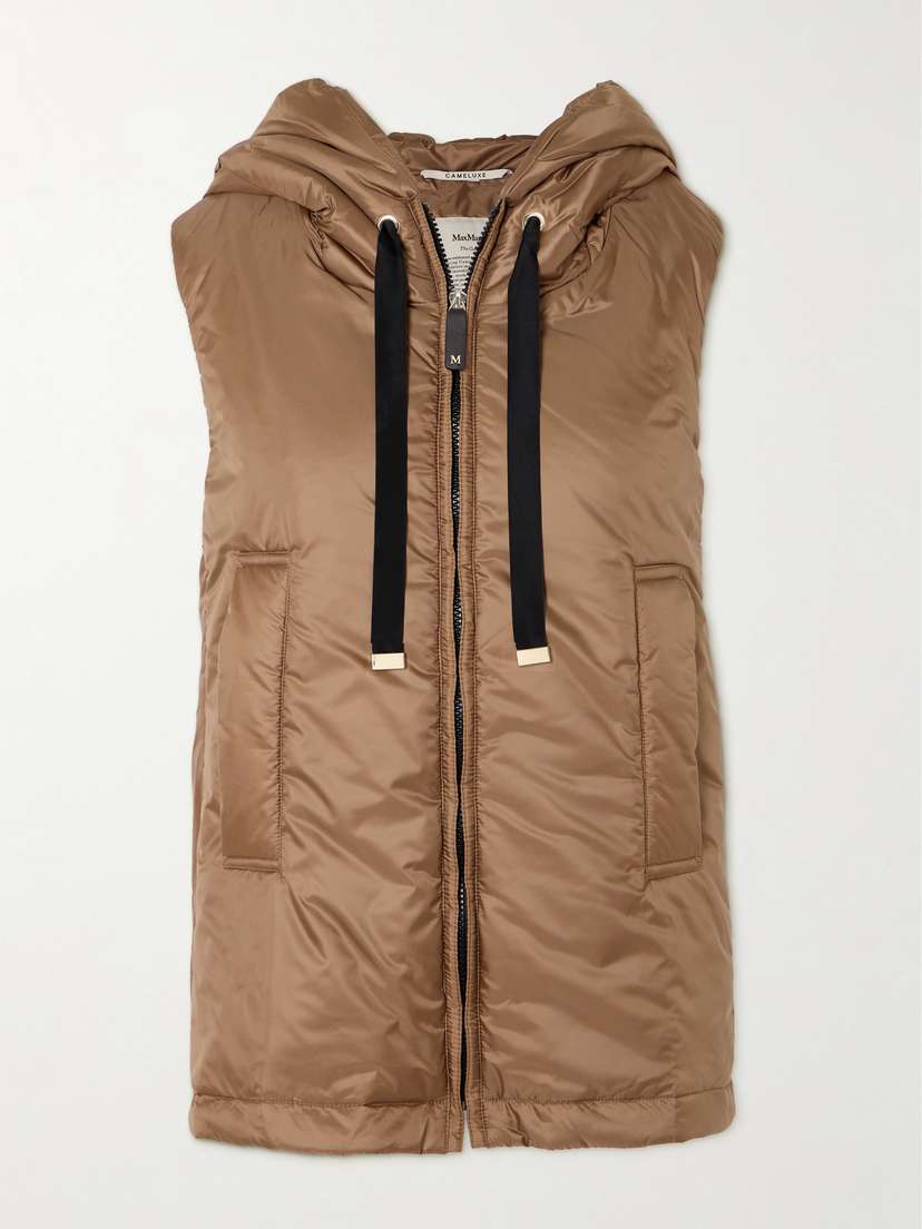Max Mara The Cube Greengo Quilted Shell Vest - UK 18