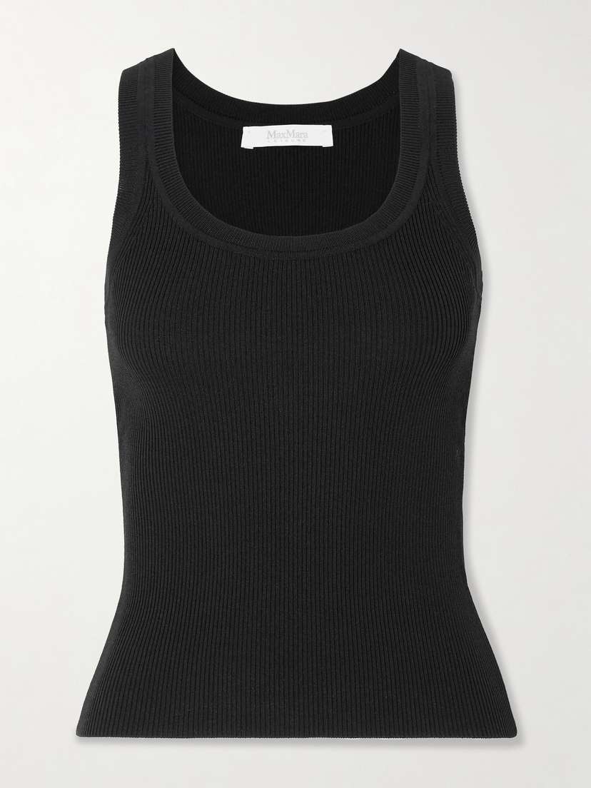 Max Mara Leisure Siro Ribbed Jersey Tank