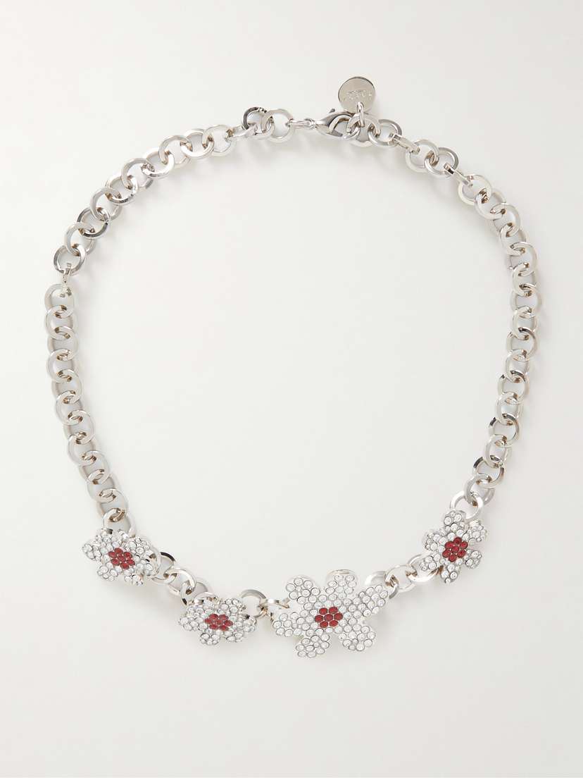 Marni tone Crystal-embellished Necklace
