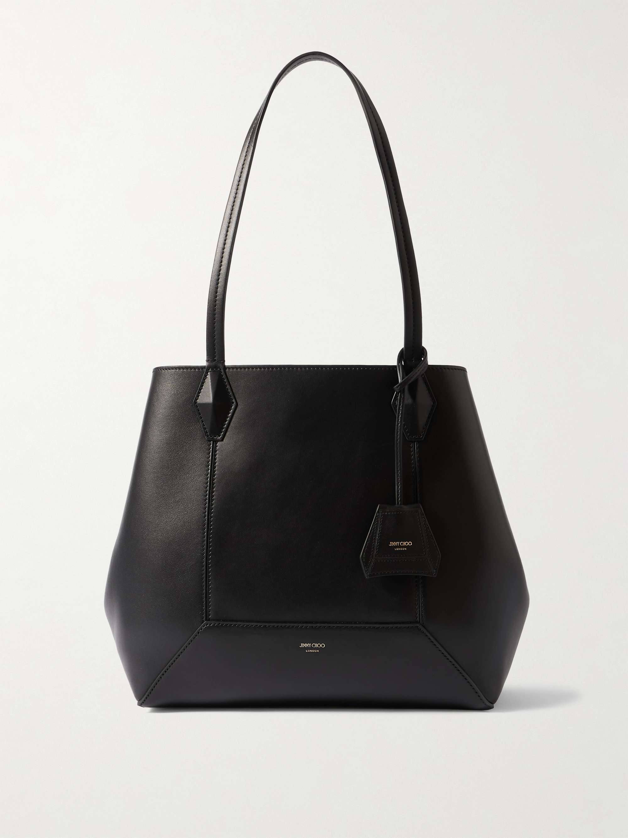 JIMMY CHOO Diamond leather tote | NET-A-PORTER