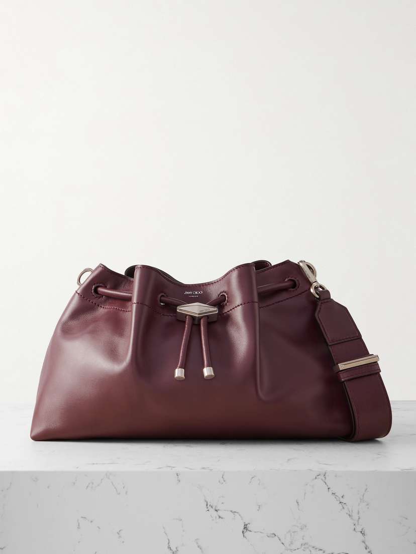 Jimmy Choo Cinch Leather Shoulder Bag