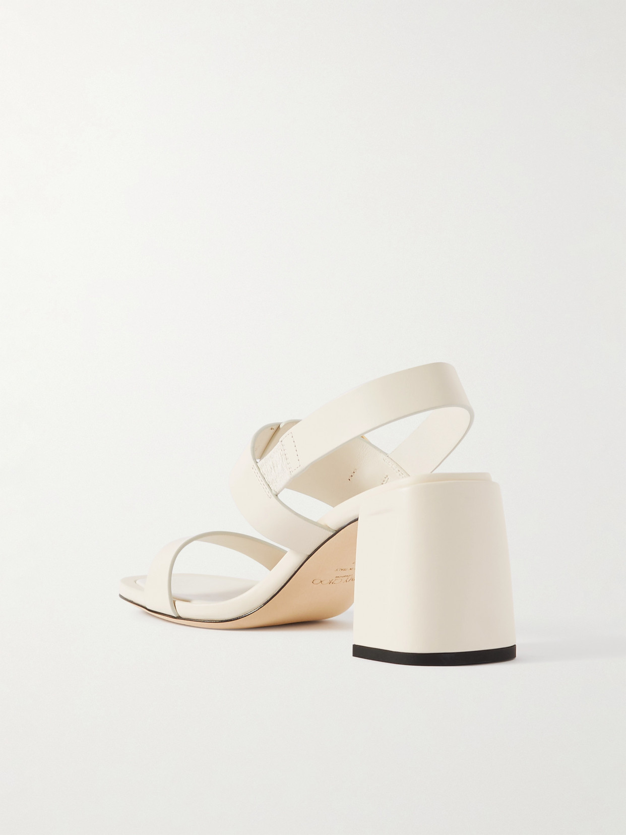 Jimmy Choo Hawke 70mm Buckled Sandals In Cream