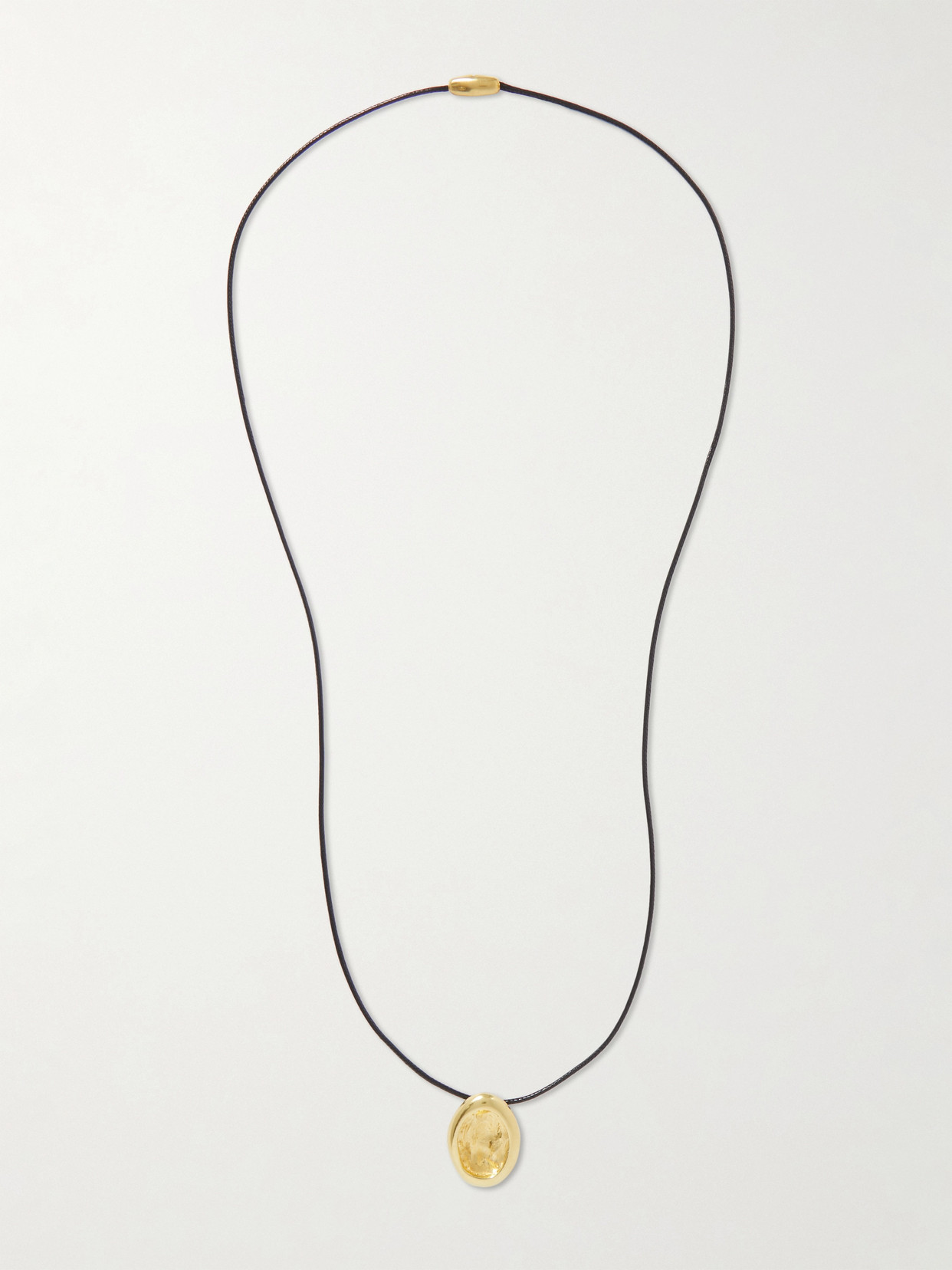 The Ysso Aesop Gold-plated And Cord Necklace