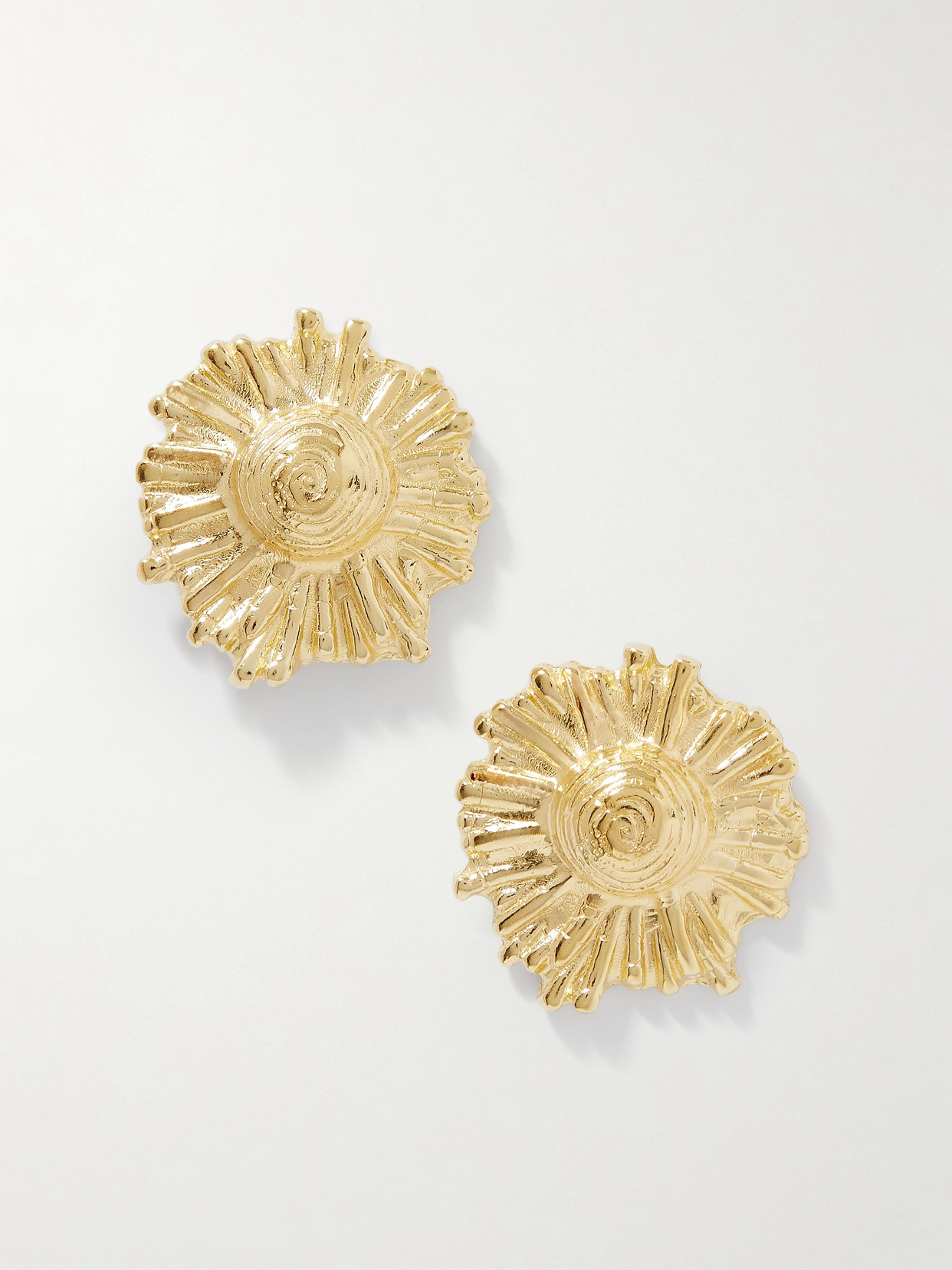 The Ysso Ilios Gold-plated Earrings