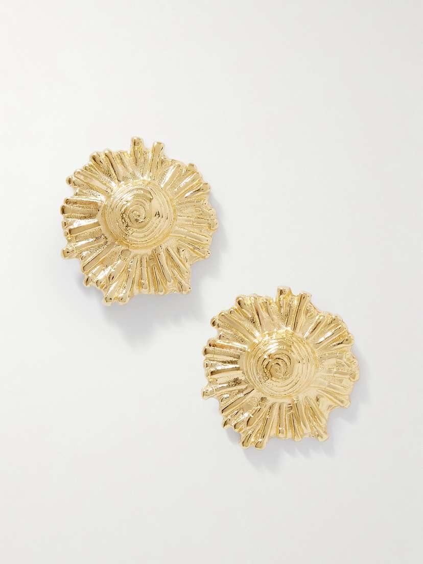 YSSO Ilios Gold-plated Earrings