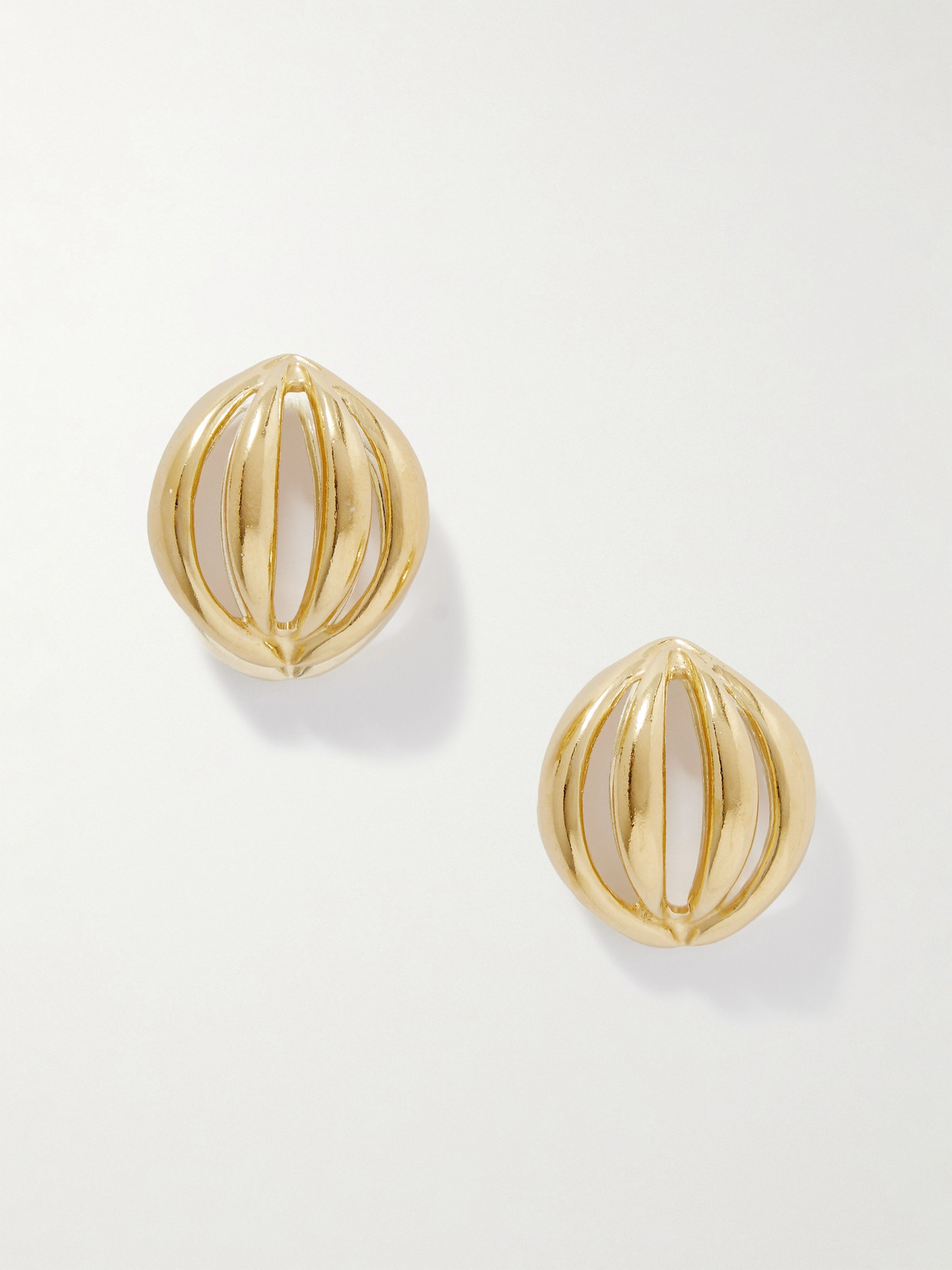 The Ysso Flower Bud Gold-plated Earrings